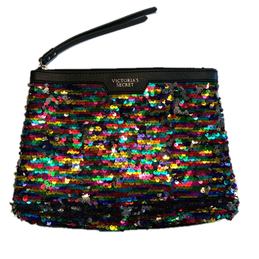 Victoria's Secret Flip Sequins Rainbow Bag